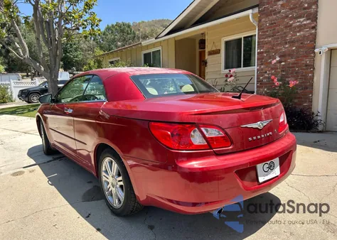 2008 Chrysler Sebring Limited z USA, uszkodzony, nr VIN 1C3LC65M98N197109